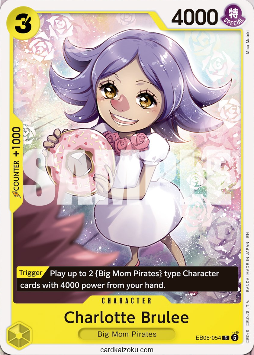Charlotte Brulee - Extra Booster: One Piece Heroine's Edition Vol. 2 One Piece spoiler
