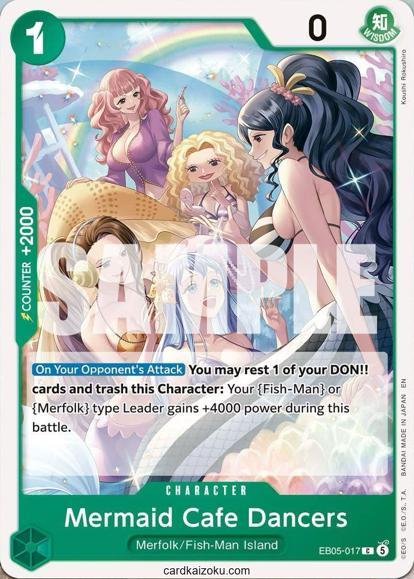 Mermaid Cafe Dancers - Extra Booster: One Piece Heroine's Edition Vol. 2 One Piece spoiler