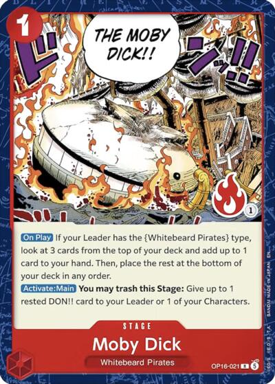 Moby Dick (Ace Deck) - Set Sail Deck Set One Piece spoiler