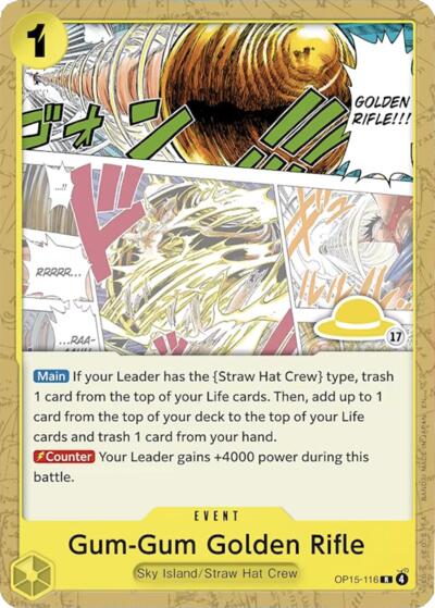 Gum-Gum Golden Rifle (Luffy Deck)
