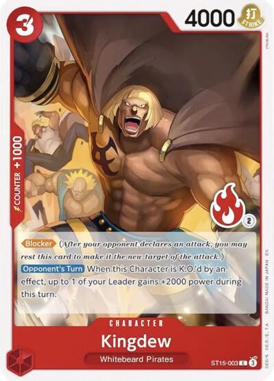 Kingdew (Ace Deck) - Set Sail Deck Set One Piece spoiler