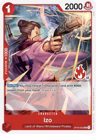 Izo (Ace Deck) - Set Sail Deck Set One Piece spoiler