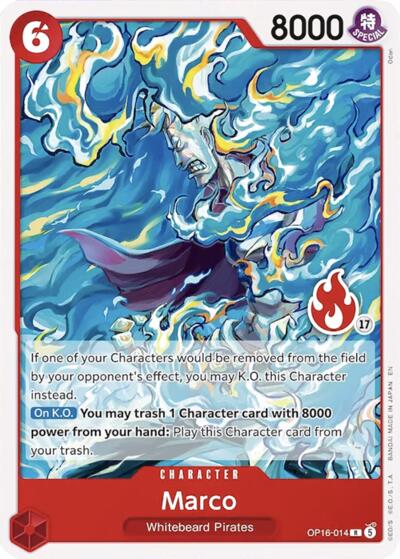 Marco (Ace Deck) - Set Sail Deck Set One Piece spoiler