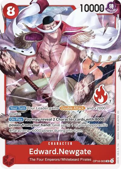 Edward.Newgate (OP16-003) (Ace Deck) - Set Sail Deck Set One Piece spoiler