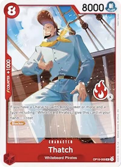 Thatch (Ace Deck) - Set Sail Deck Set One Piece spoiler