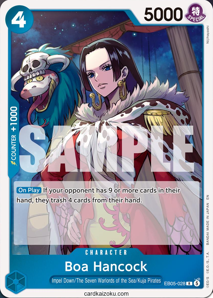 Boa Hancock - Extra Booster: One Piece Heroine's Edition Vol. 2 One Piece spoiler