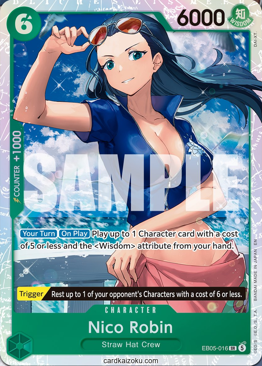 Nico Robin (016) - Extra Booster: One Piece Heroine's Edition Vol. 2 One Piece spoiler