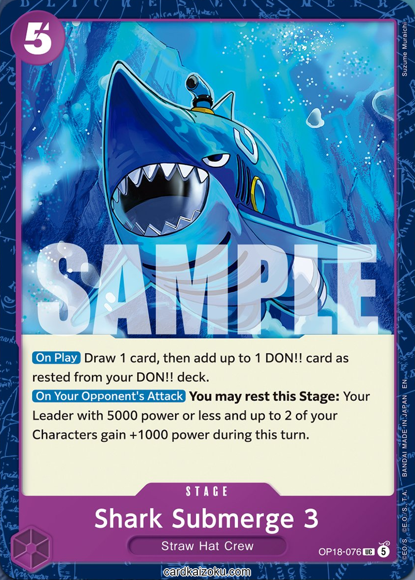 Shark Submerge 3 - The Dominance of God One Piece spoiler