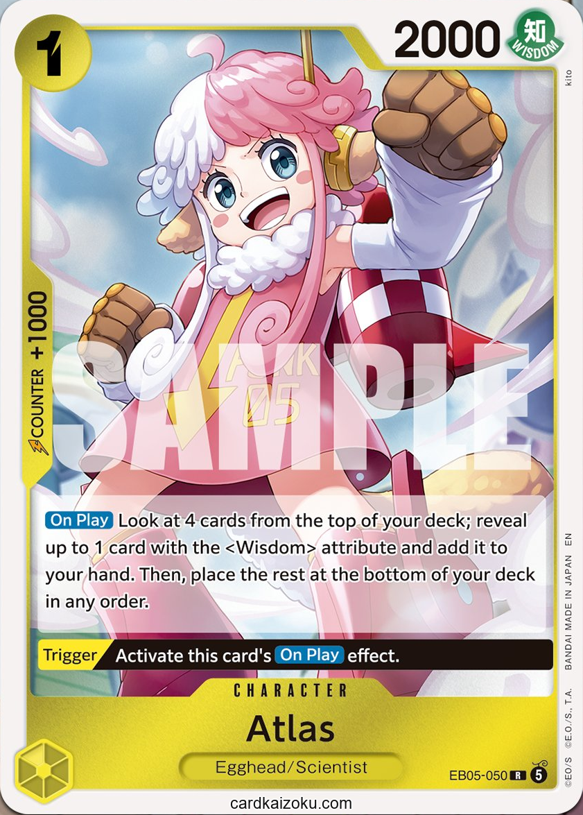 Atlas - Extra Booster: One Piece Heroine's Edition Vol. 2 One Piece spoiler