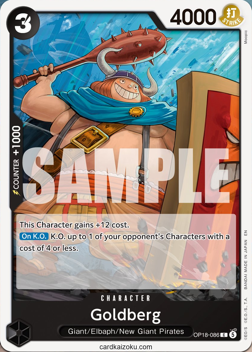Goldberg - The Dominance of God One Piece spoiler